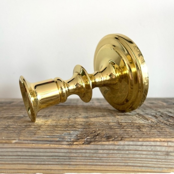 Brass candlestick 4” tall - Picture 3 of 6